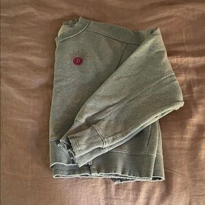 Free people pure barre sweatshirt with Embroidered Logo